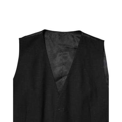Dolce & Gabbana Dark Gray Single Breasted Formal 3 Piece Suit