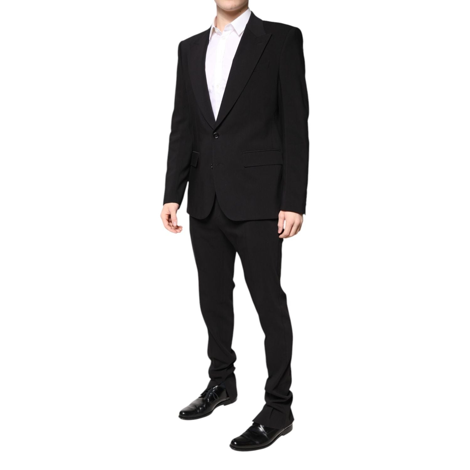 Dolce & Gabbana Multicolor Polyester Jacquard 2 Piece Suit