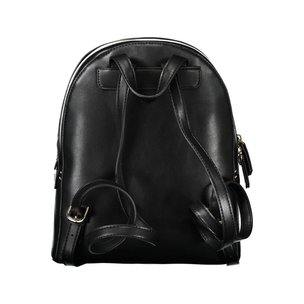 Mario Valentino Nero Poliuretano Women Backpack