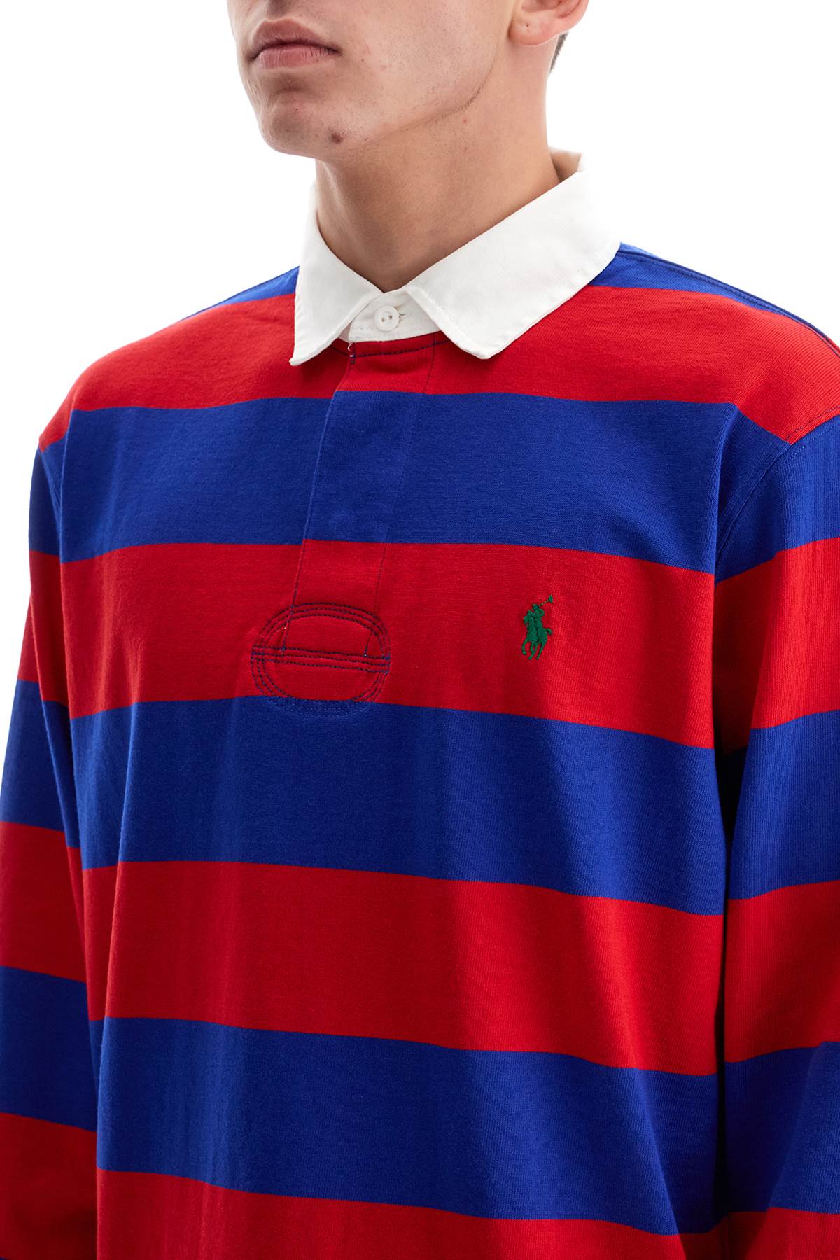 Polo Ralph Lauren long-sleeved striped polo shirt for Topwear Polo Ralph Lauren