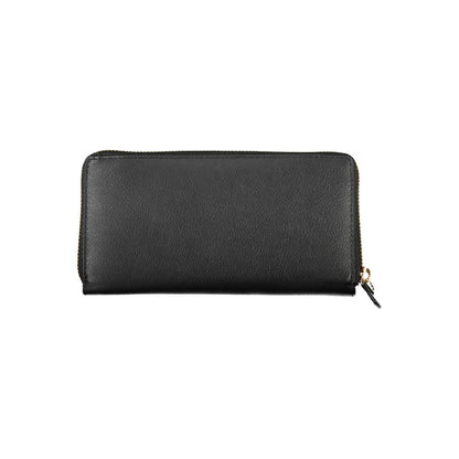 Mario Valentino Black Polyurethane Women Wallet