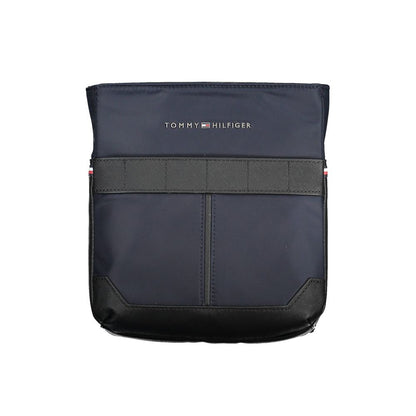 Tommy Hilfiger Blue Polyurethane Men's Shoulder Bag