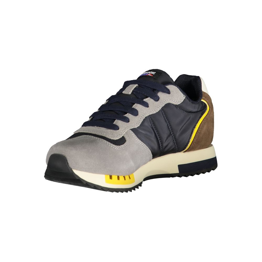 Blauer Gray Polyester Athletic Sneakers
