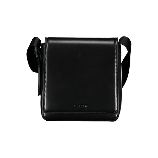 Calvin Klein Black Polyester Men Shoulder Bag