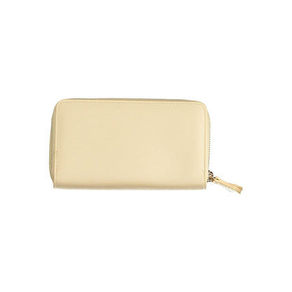 Mario Valentino Beige Polyurethane Women Wallet