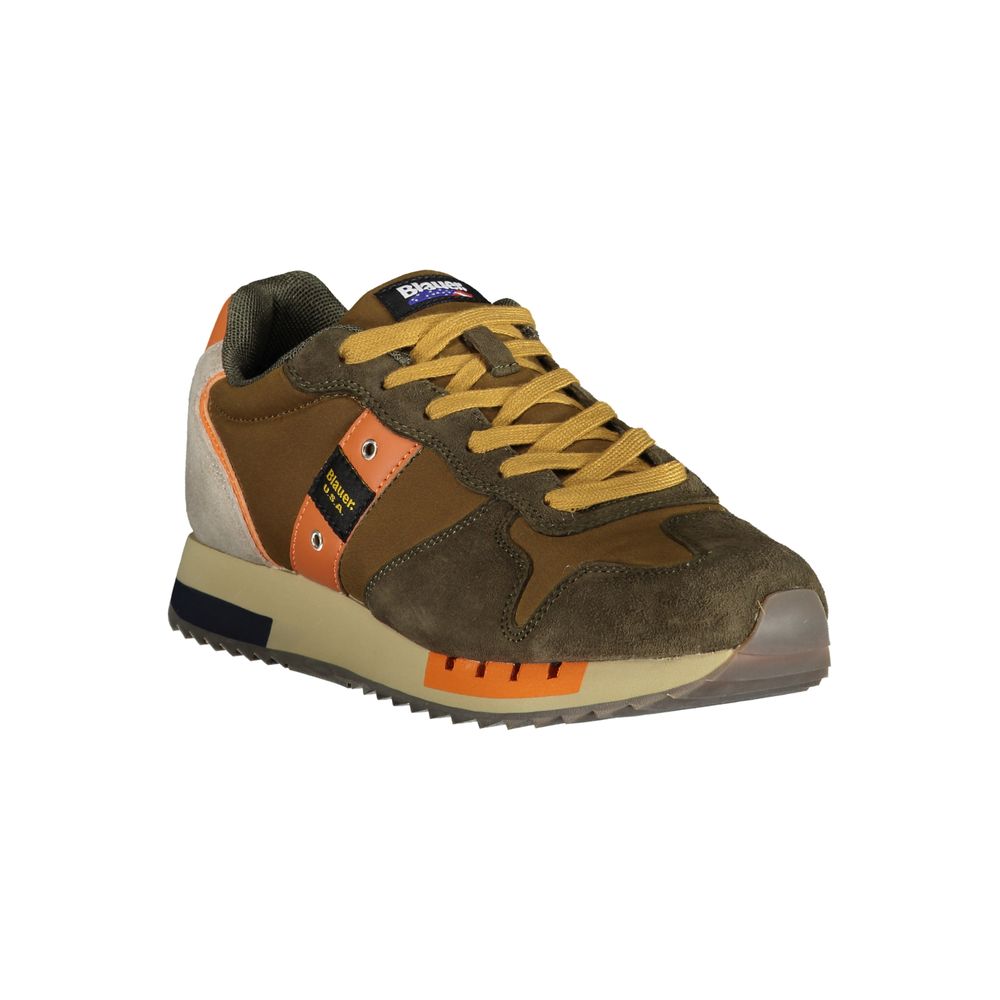 Blauer Brown Polyester Athletic Sneakers