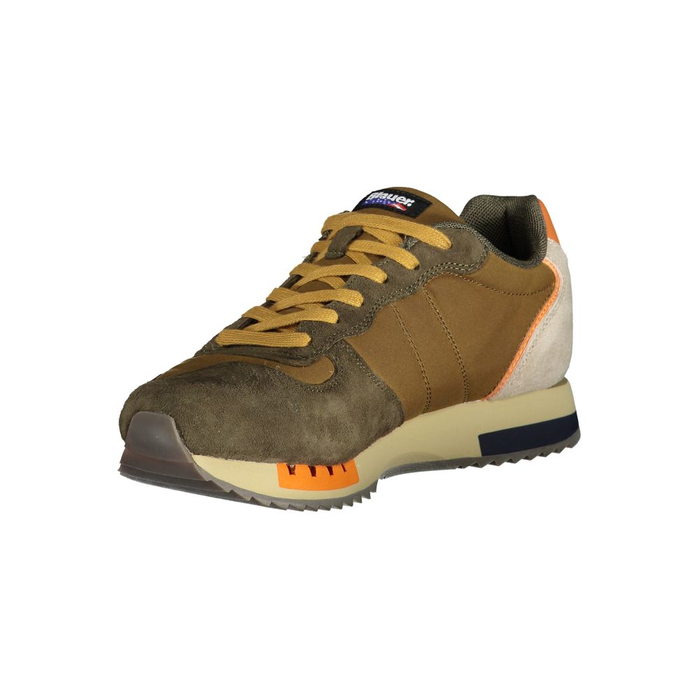 Blauer Brown Polyester Athletic Sneakers