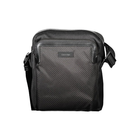 Calvin Klein Black Polyester Men's Shoulder Bag