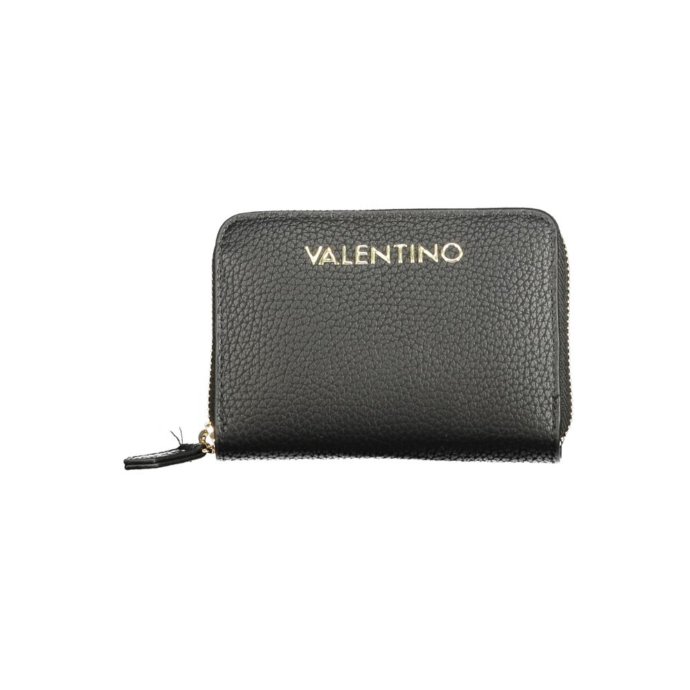 Mario Valentino Black Polyurethane Women Wallet
