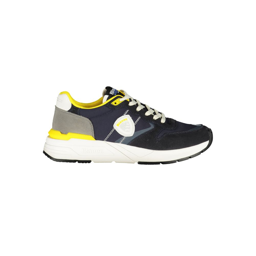 Blauer Blue Polyurethane Mens Sneaker