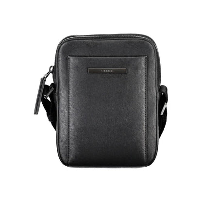 Calvin Klein Black Polyurethane Men Shoulder Bag