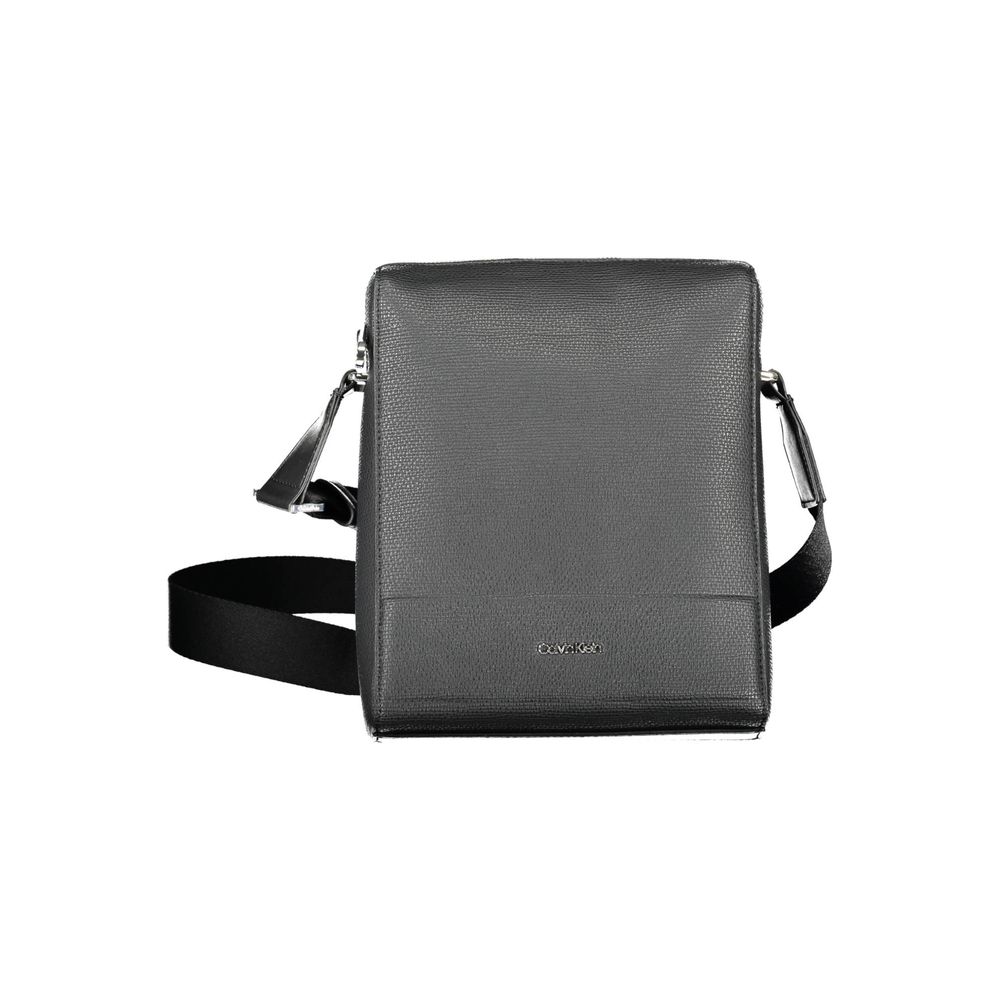 Calvin Klein Black Polyurethane Men Shoulder Bag
