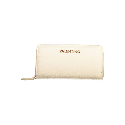 Mario Valentino Beige Polyurethane Women Wallet