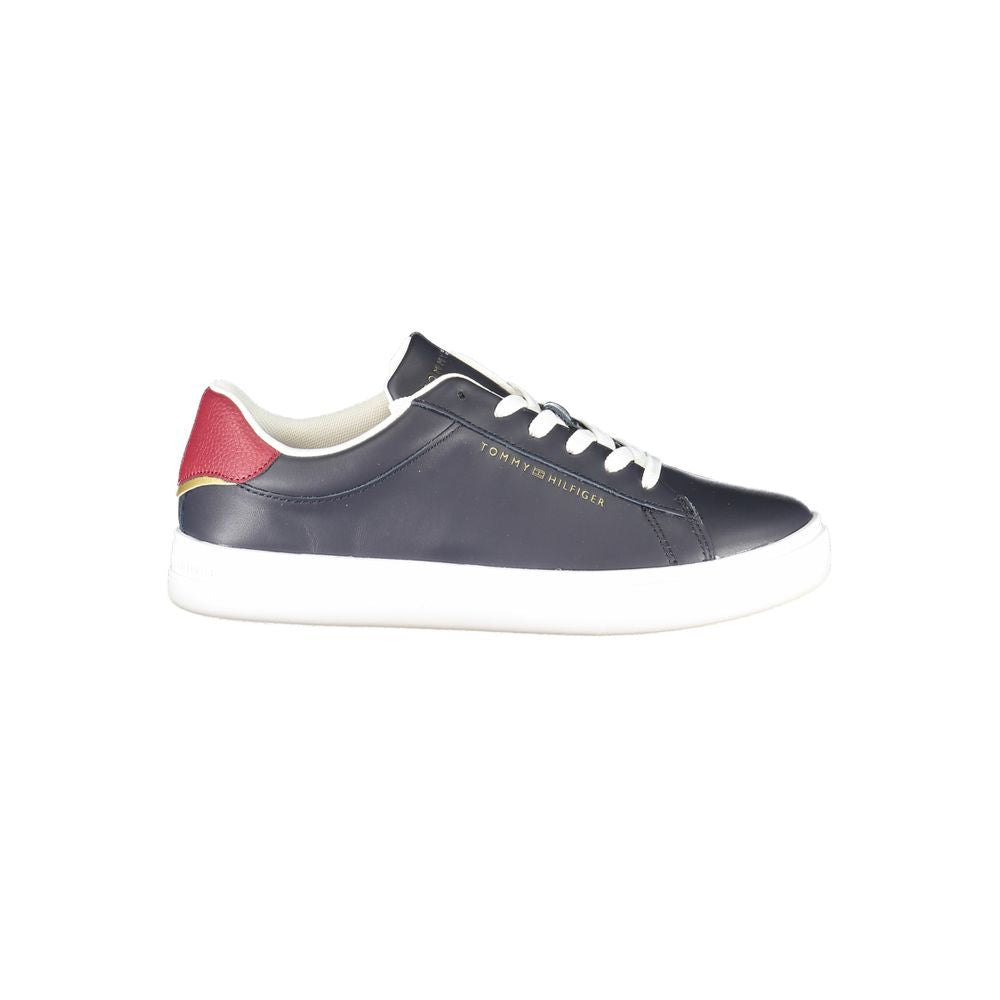 Tommy Hilfiger Blue Polyurethane Women Sneaker