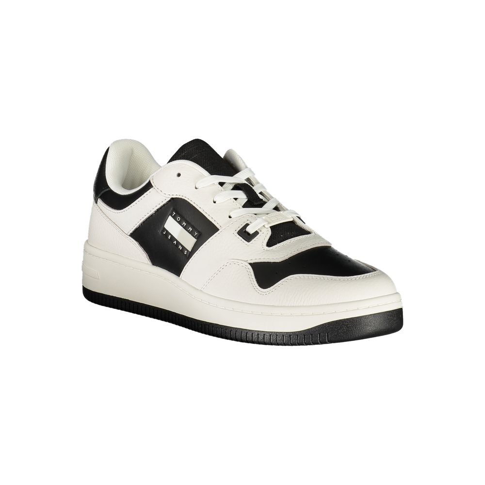 Tommy Hilfiger Bianco Polyurethane Men Sneaker