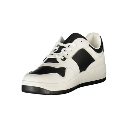 Tommy Hilfiger Bianco Polyurethane Men Sneaker