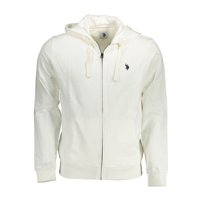 U.S. POLO ASSN. White Cotton Men's Sweatshirt