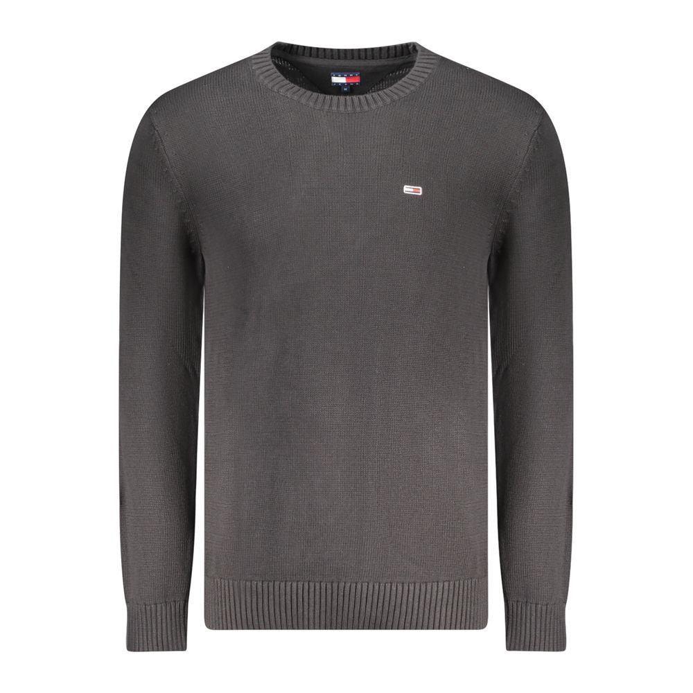 Tommy Hilfiger Black Cotton Men's Sweater