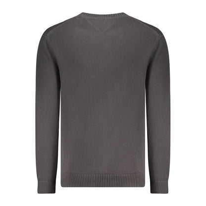 Tommy Hilfiger Black Cotton Men's Sweater