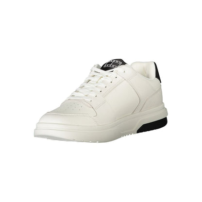 Tommy Hilfiger Bianco Polyurethane Men Sneaker