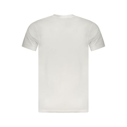 Cavalli Class White Cotton T-Shirt