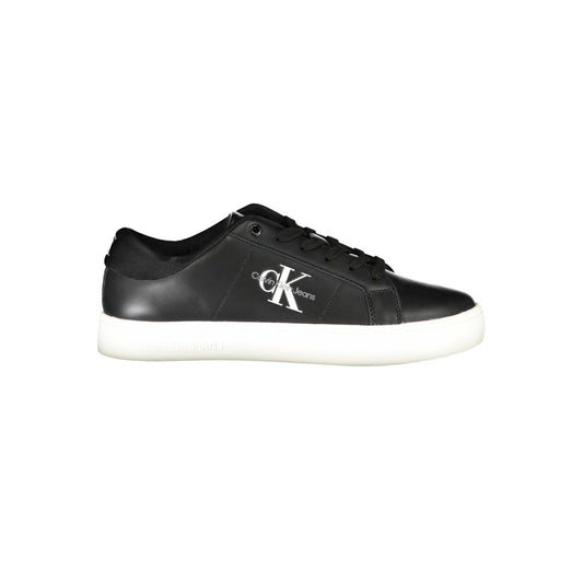 Calvin Klein Black Polyurethane Men's Sneaker
