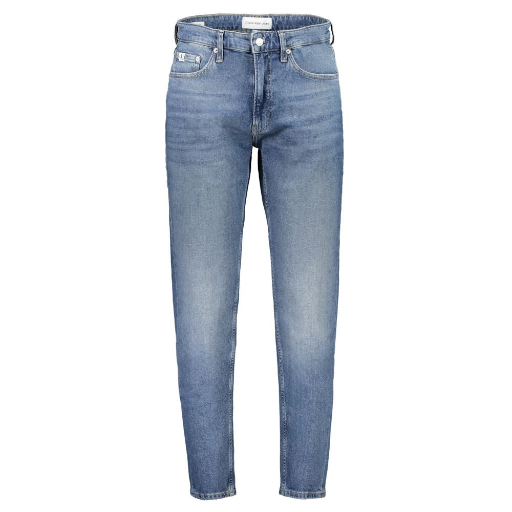 Calvin Klein Blu Cotton Men's Tapered Jean