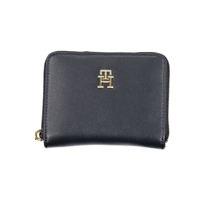 Tommy Hilfiger Blue Polyurethane Women Wallet