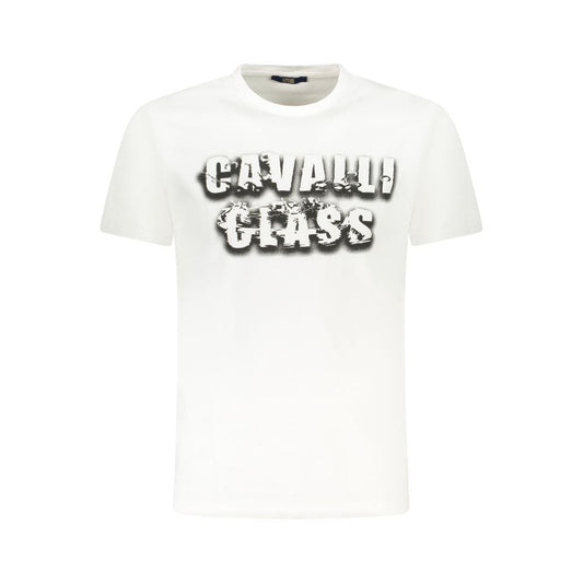 Cavalli Class Bianco Cotton Men T-Shirt 1728,67403481248,Cavalli Class,Clothing,L,M,Men,New with tags,T-Shirts - Clothing,T-Shirts - T-Shirts - Clothing,White,XL,XXL