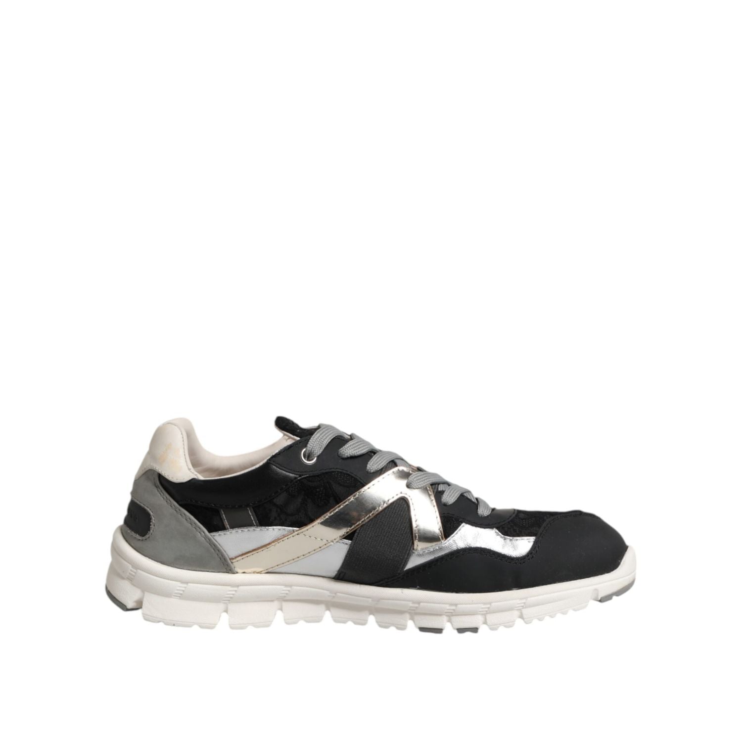 Dolce & Gabbana Multicolor Suede Low Top Men Sneaker Shoes