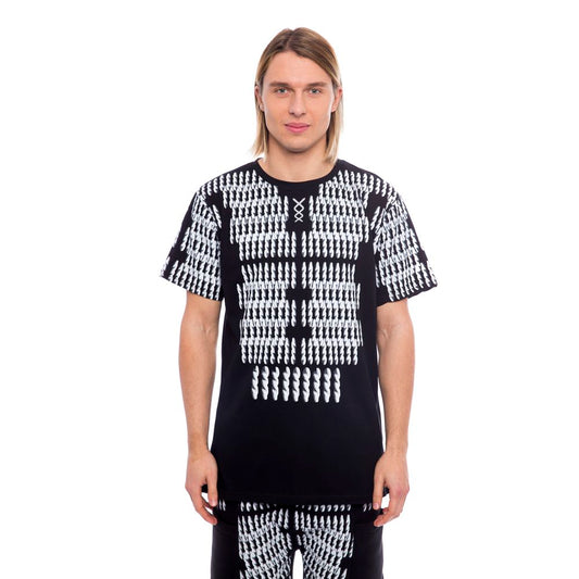 Nicolo Tonetto Black Cotton Men T-Shirt 1728,67345744032,Black and White,Clothing,Men,Men - Clothing,New with tags,Nicolo Tonetto,T-Shirts - Clothing,T-Shirts - Men - Clothing,T-Shirts - T-Shirts - Clothing,XL