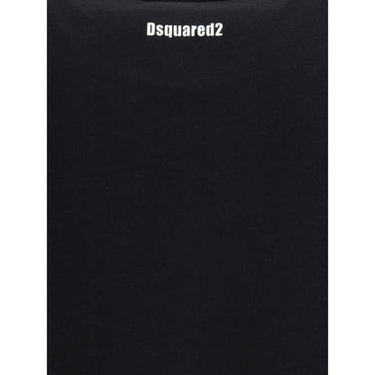 Dsquared² Black Cotton T-Shirt