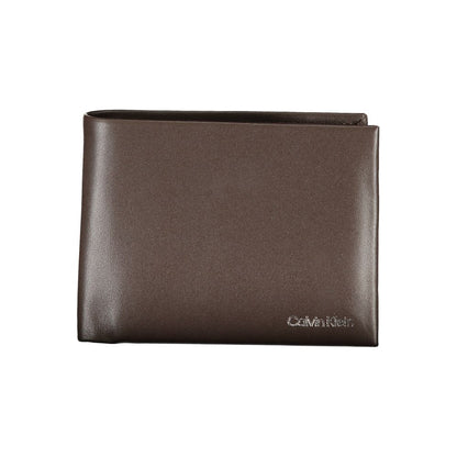 Calvin Klein Marrone Leather Men Wallet