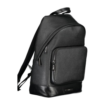 Calvin Klein Black Polyester Men Backpack