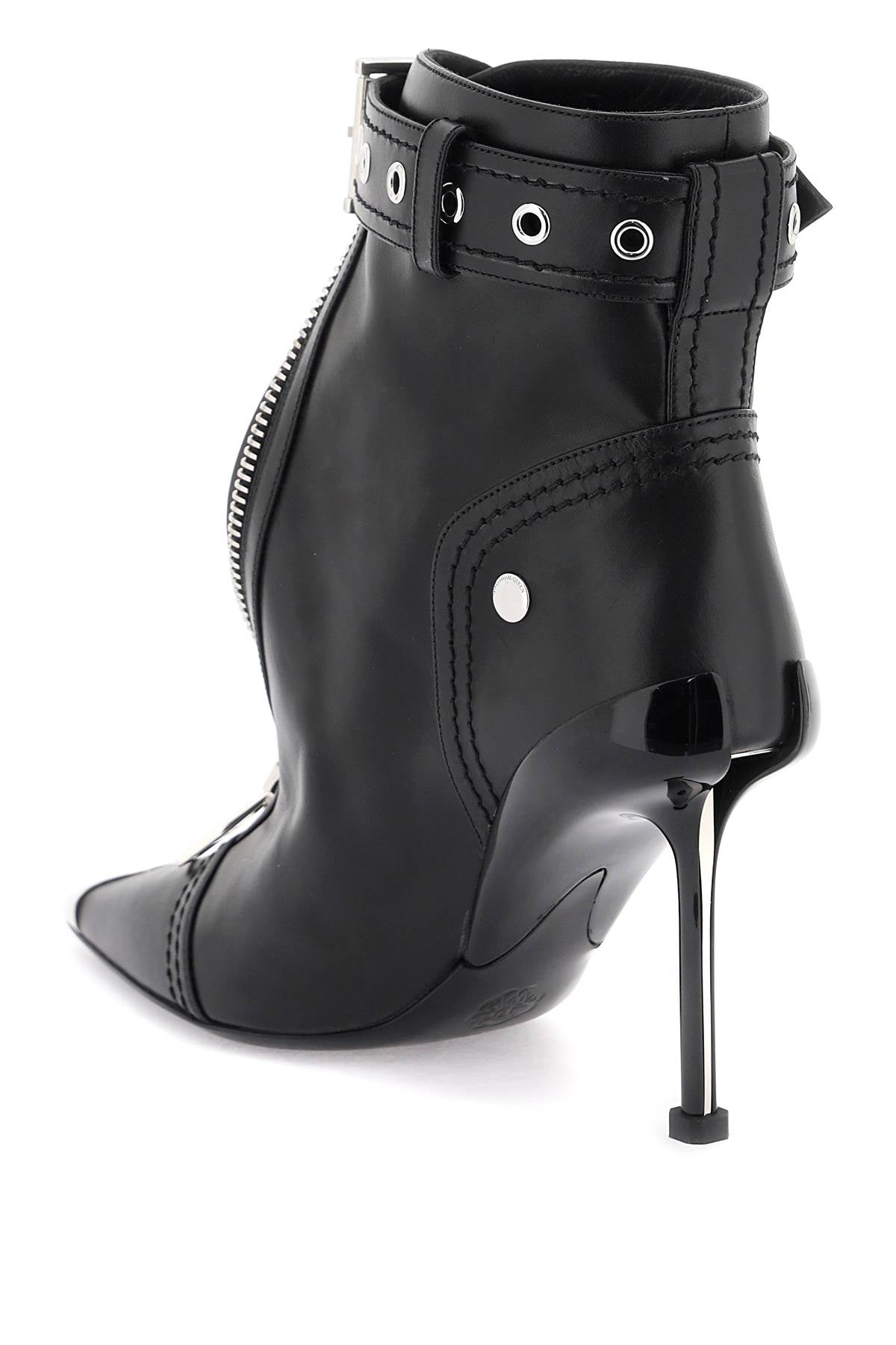 Alexander Mcqueen 'slash biker' ankle boots Boots Alexander Mcqueen