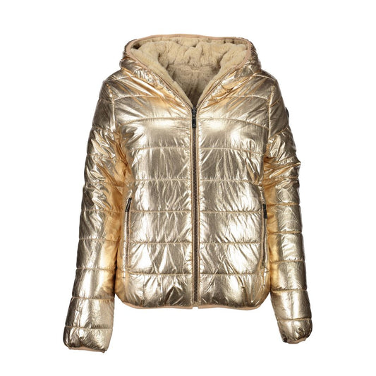 U.S. POLO ASSN. Gold Nylon Women's Jacket