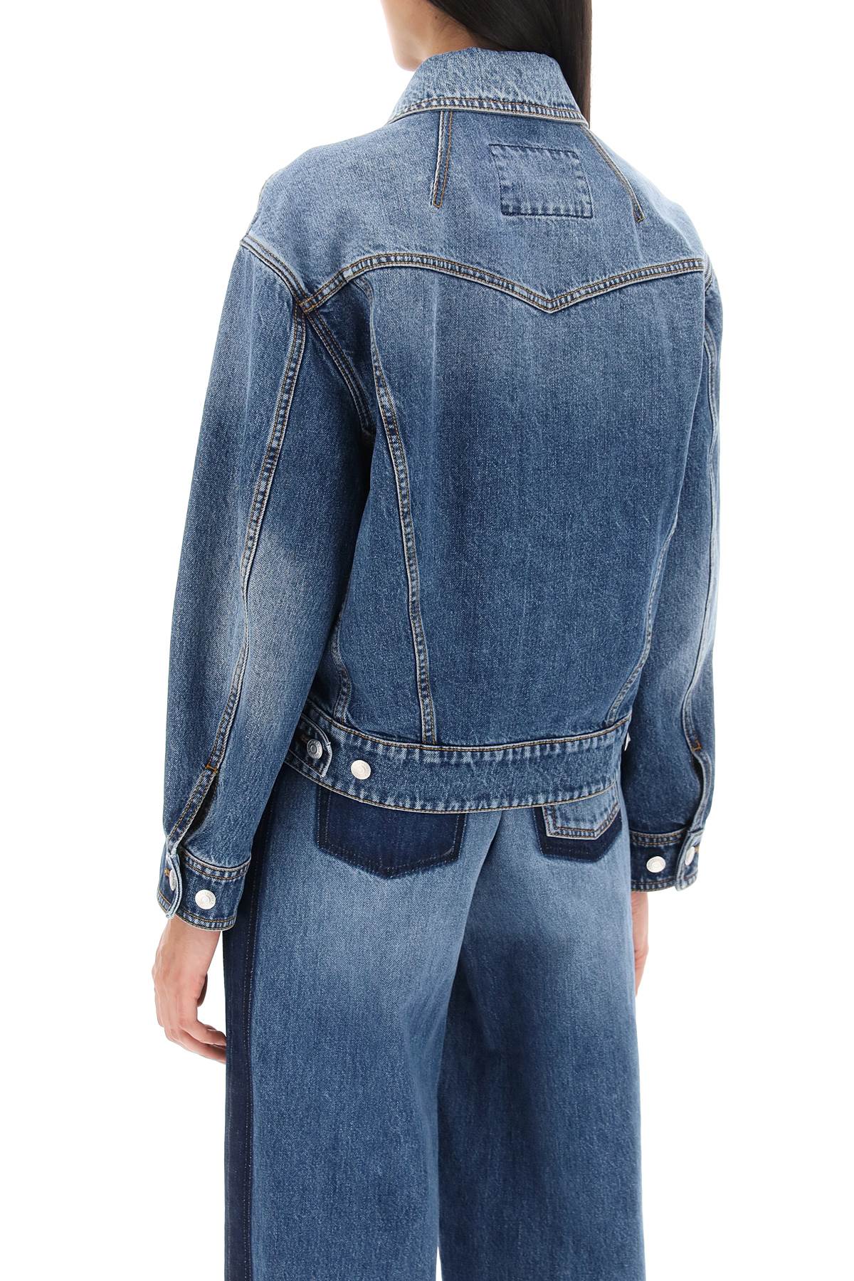 Alexander Mcqueen denim cocoon jacket Jackets Alexander Mcqueen