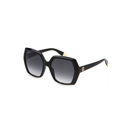 Furla Black Acetate Women Sunglasses Furla