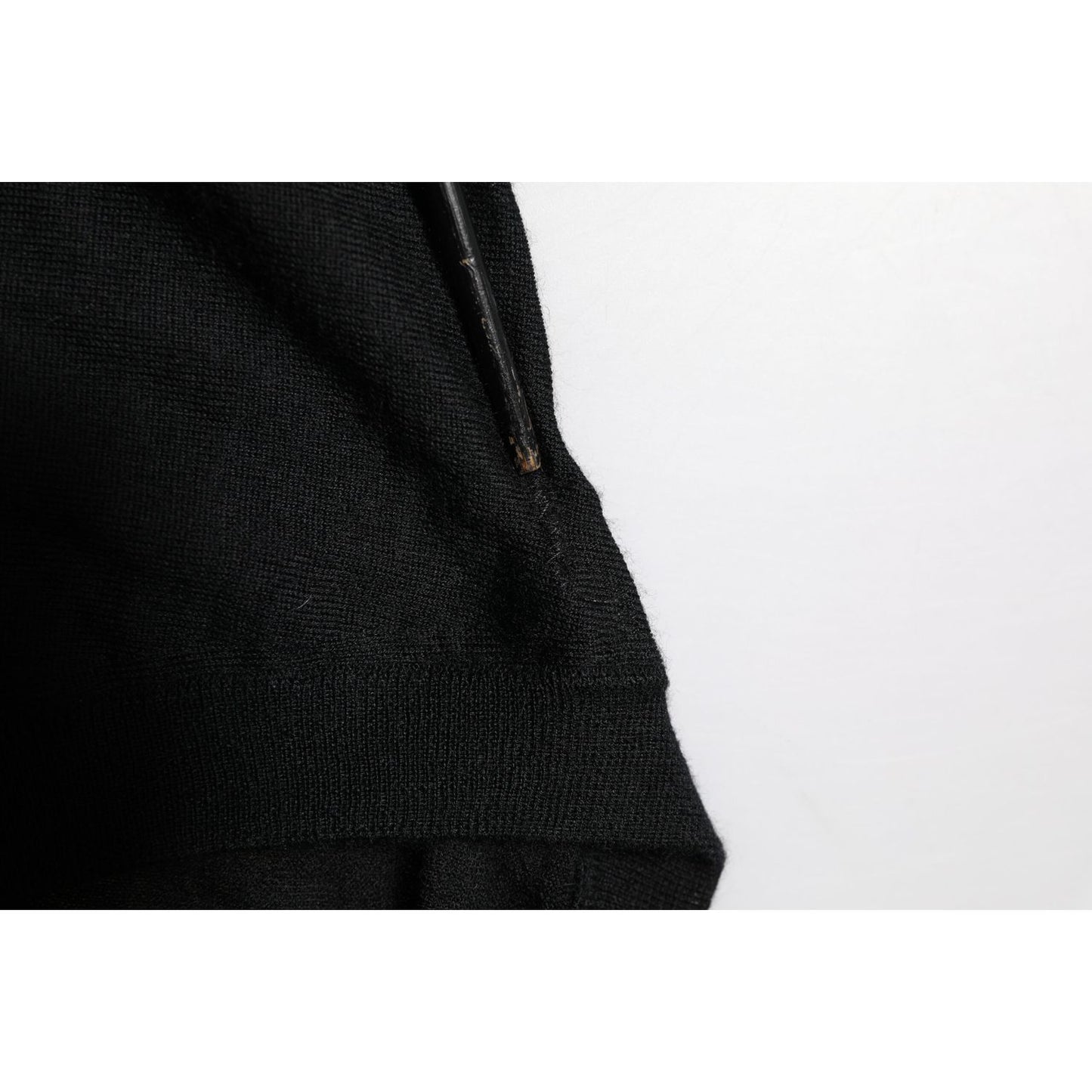 Dolce & Gabbana Black Cashmere Crewneck Men Pullover Sweater