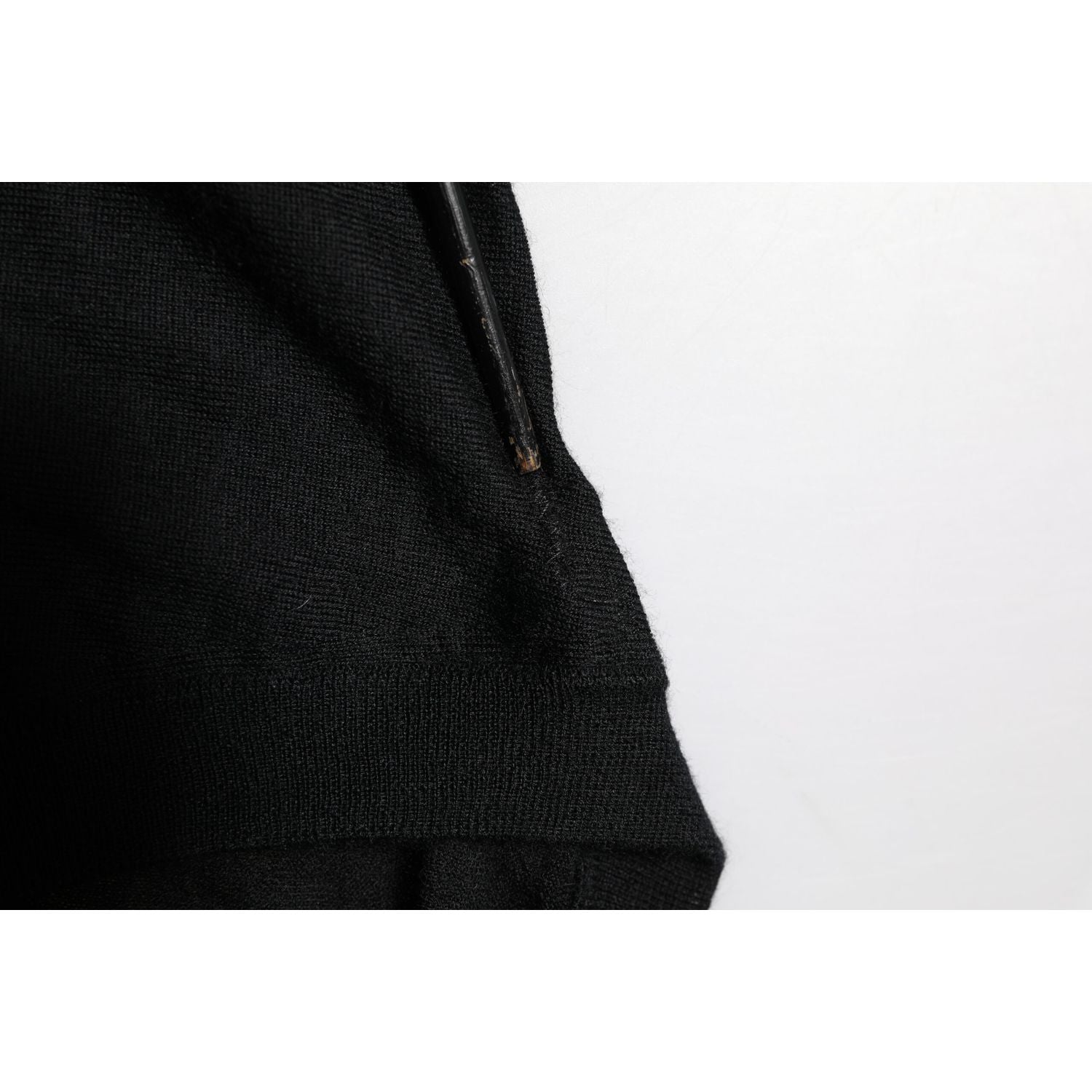 Dolce & Gabbana Black Cashmere Crewneck Men Pullover Sweater