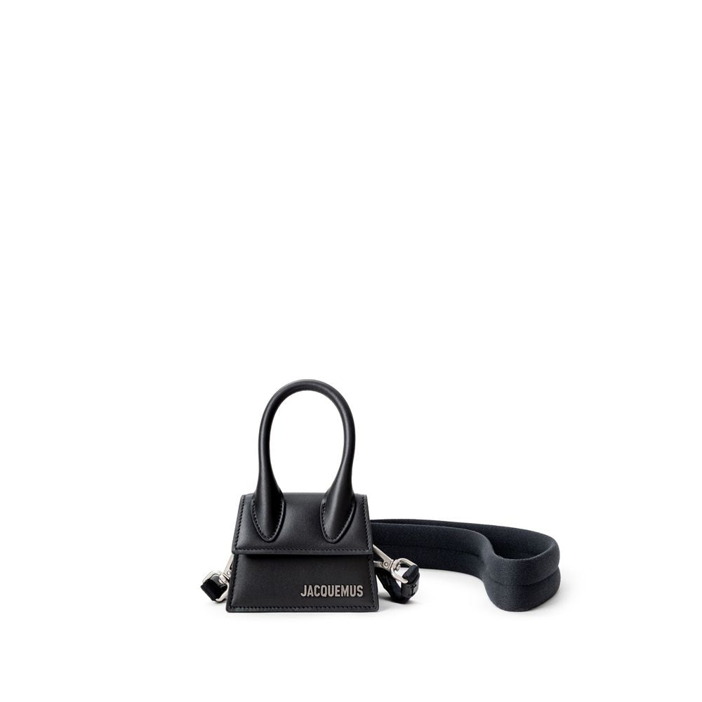Jacquemus Black Leather Handbag