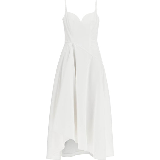 Alexander Mcqueen midi dress with sweetheart neckline Dresses Alexander Mcqueen