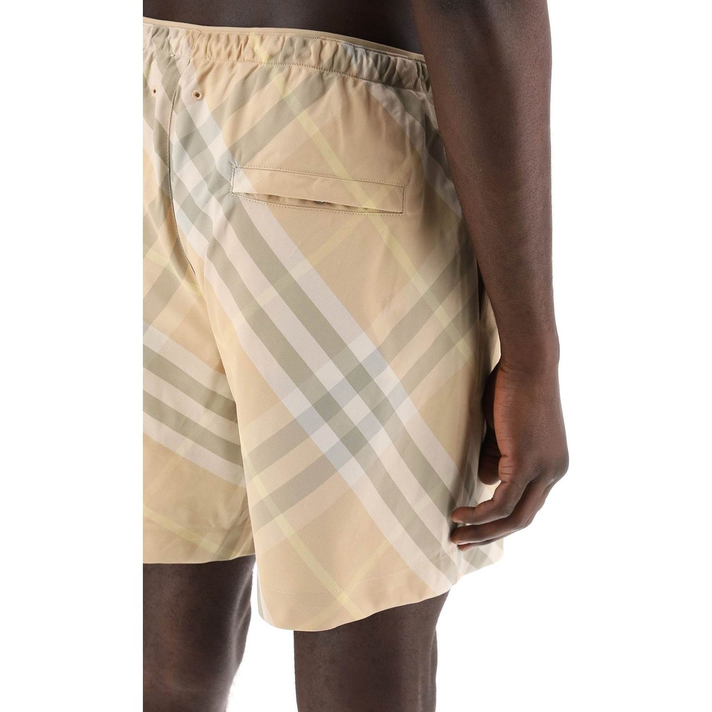 Burberry ered men's check Bermuda shorts Beachwear & underwear Burberry