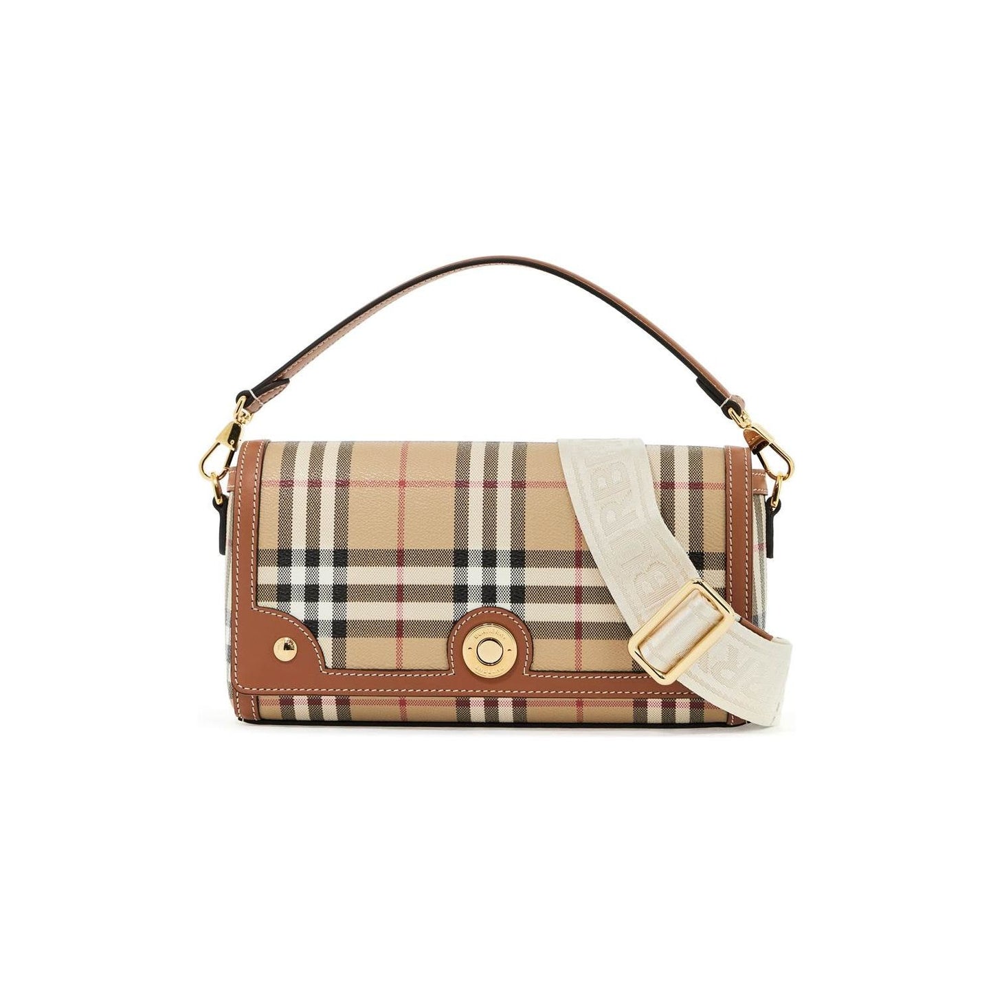 Burberry shoulder bag with check pattern notes