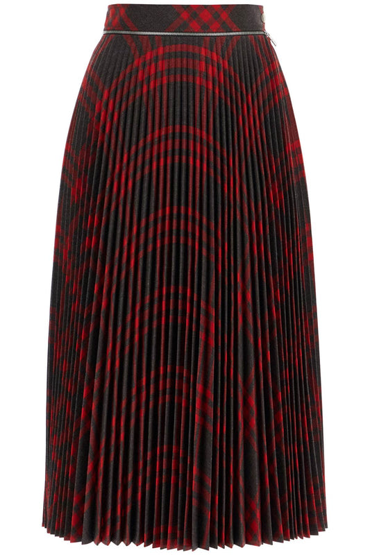 Burberry 'folded pleat check Skirts Burberry