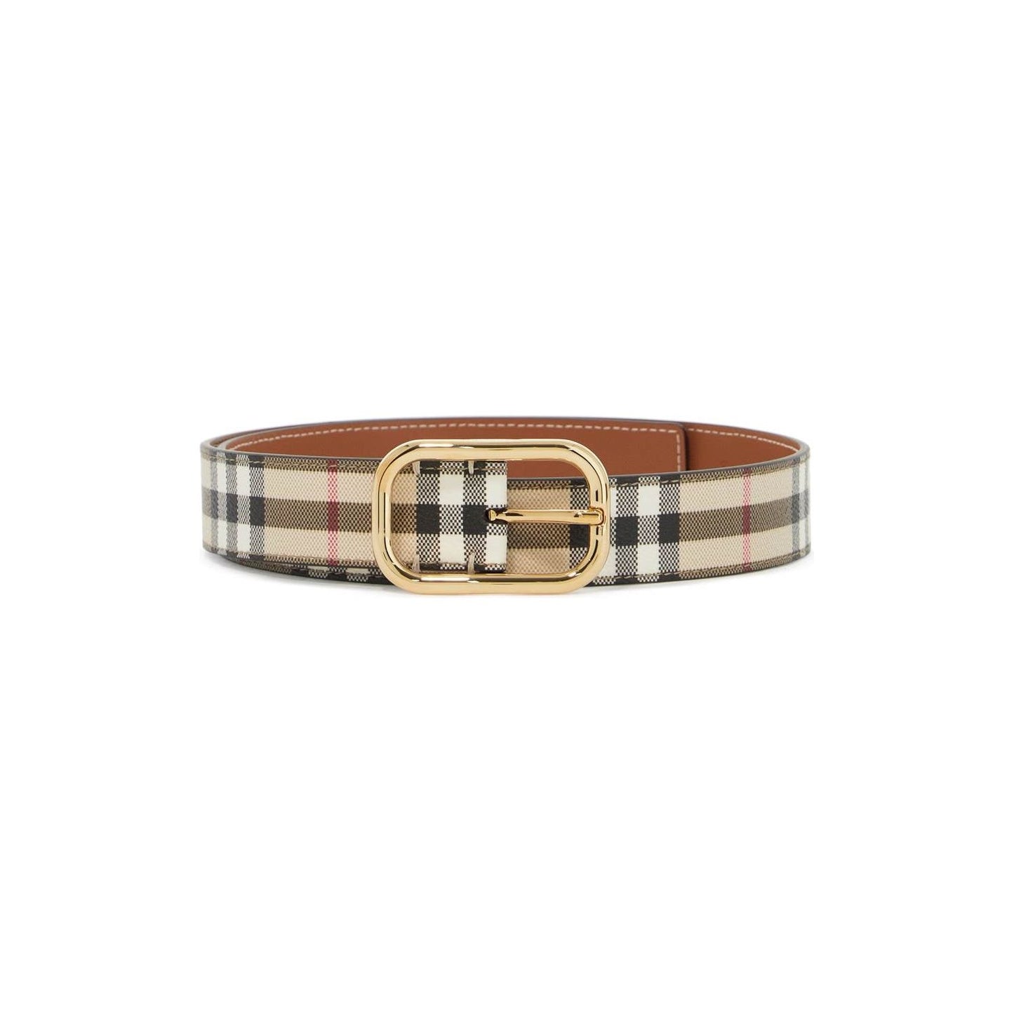 Burberry ered fabric belt with coating Belts Burberry