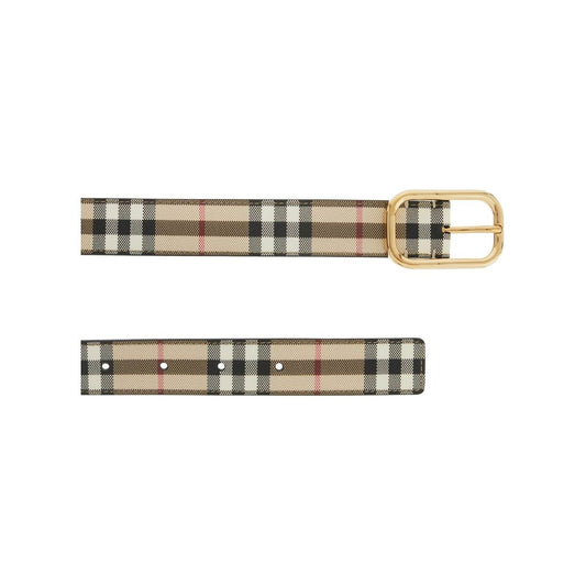 Burberry ered fabric belt with coating Belts Burberry