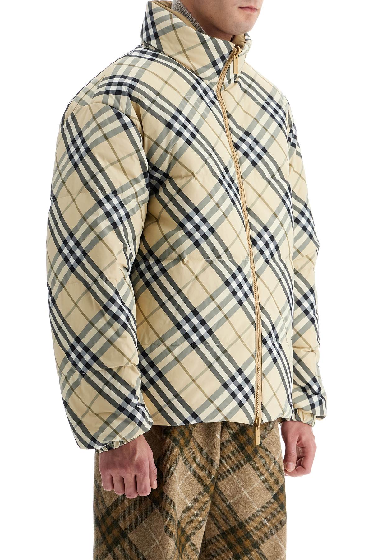 Burberry Burberry short reversible down jacket