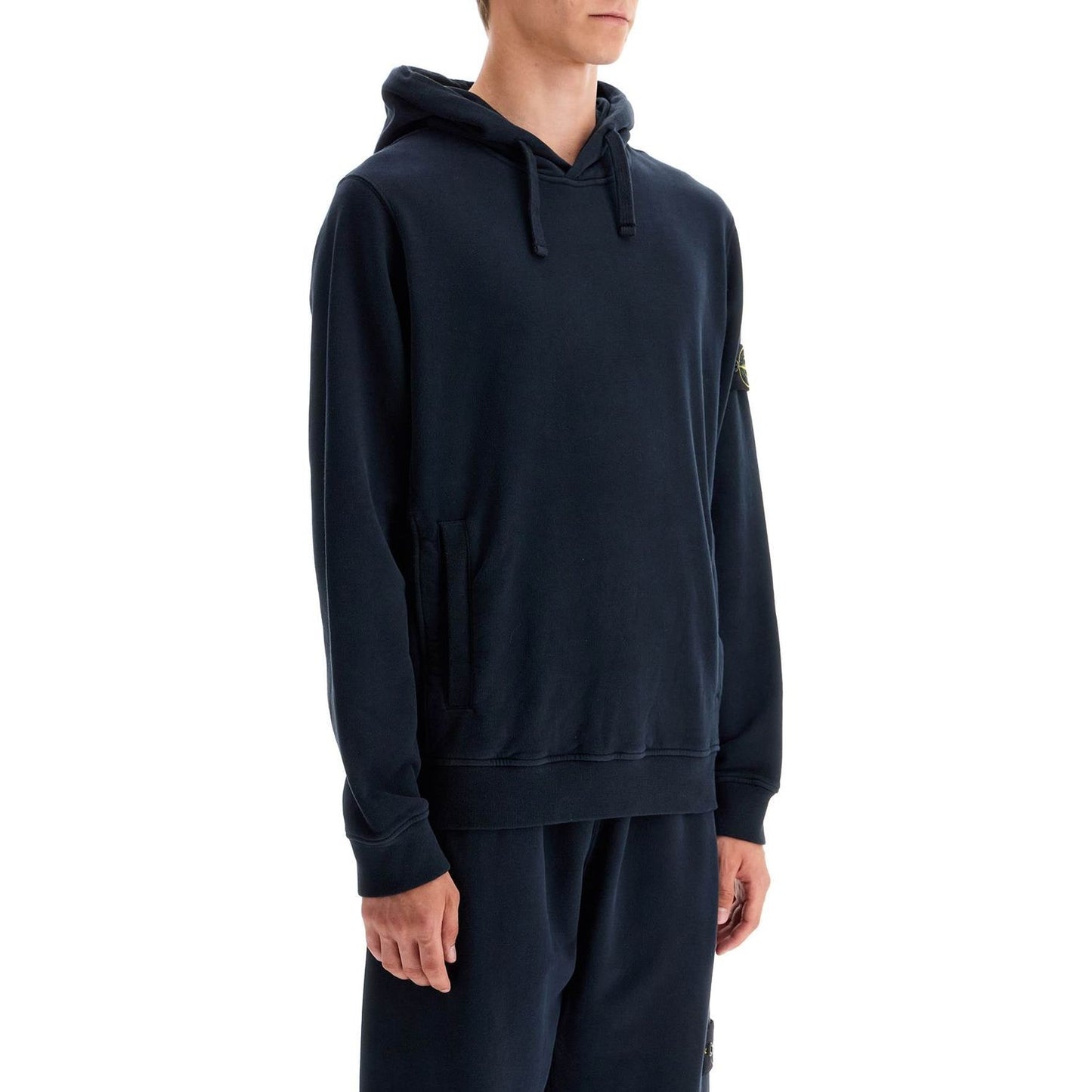 Stone Island organic cotton hoodie with hood