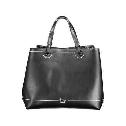 BYBLOS Black Polyurethane Women Handbag